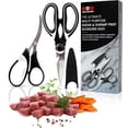 thumbnail image 1 of SpartaSake 2-Pack 8-Inch Kitchen Scissors, Heavy Duty Kitchen Shears, Stainless Steel Cooking Scissors, 1 of 8