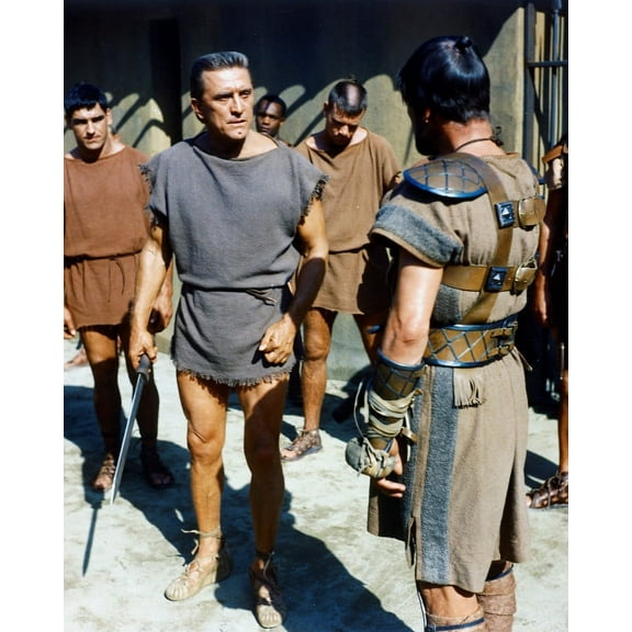 Spartacus Featuring Kirk Douglas Full Length With Sword 24X36 Classic Hollywood Poster
