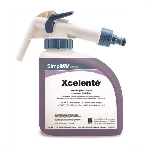 Spartan 1922 Simplifill Xcelente Multi Purpose Cleaner - Case Of 2
