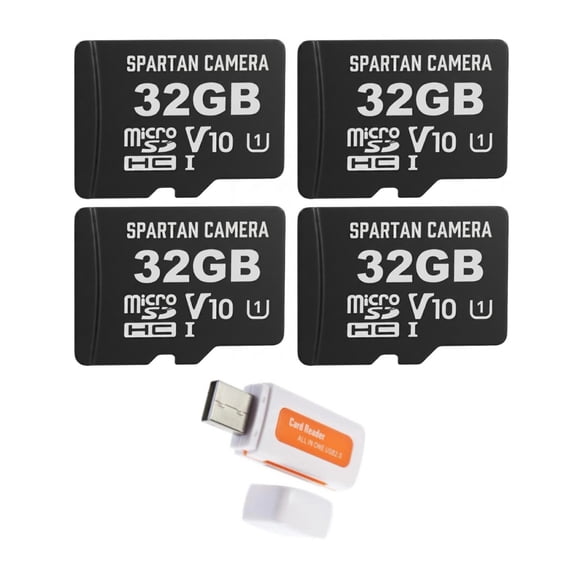 Spartan 32GB Micro Memory Card with Adapter and Card Reader Bundle