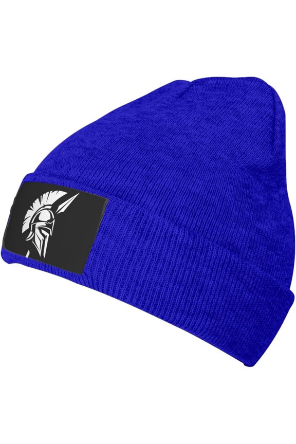 Spartan Beanie for Men Women Slouchy Hat Acrylic Knit Cuff Beanie Cap