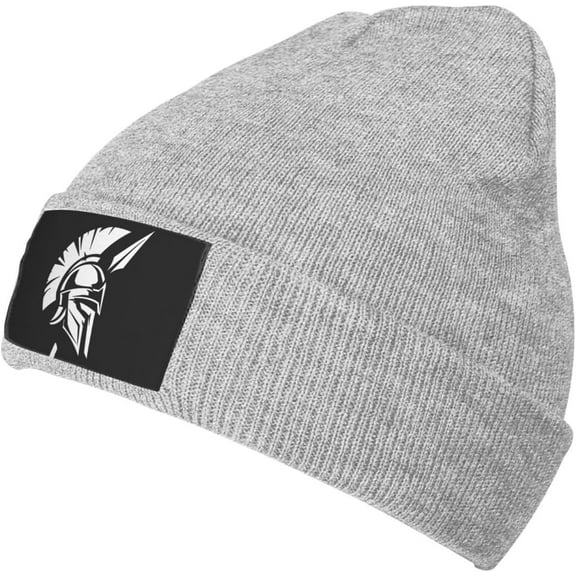 Spartan Beanie for Men Women Slouchy Hat Acrylic Knit Cuff Beanie Cap