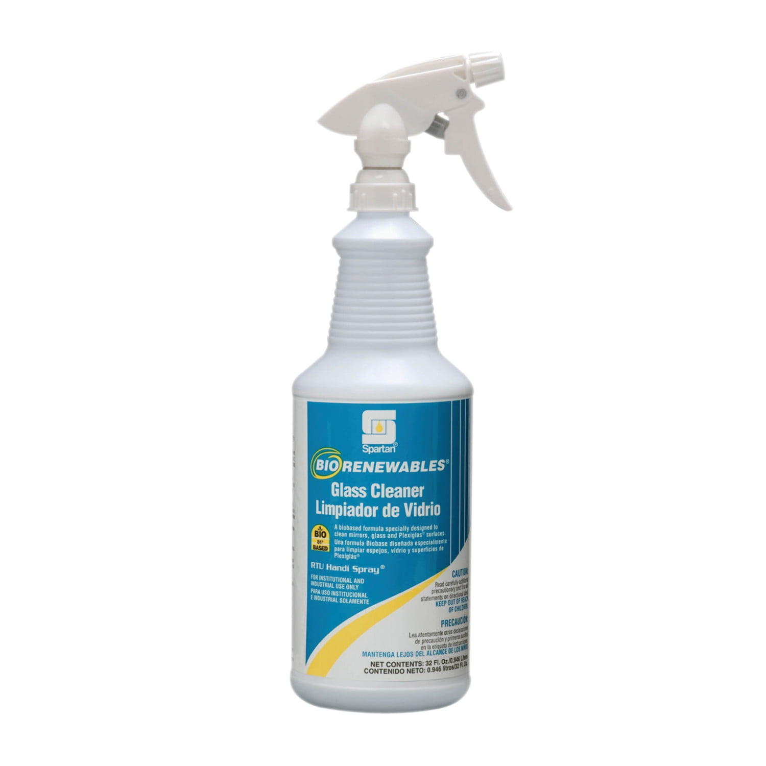 SPARTAN CHEMICAL Spartan BioRenewables Glass Cleaner RTU - Qt. , 12/cs