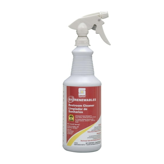 Spartan BioRenewables Restroom Cleaner - Qt. , 12/cs