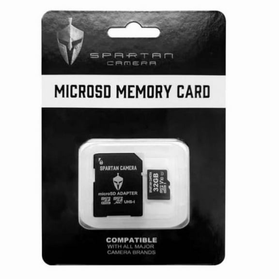 Spartan Camera MSD-32 32GB MicroSD Card - Class 10 High-Speed Storage