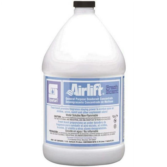Spartan Chemical 302204 Airlift Fresh Scent Deodorant Air Freshener