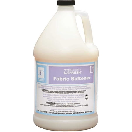 Spartan Chemical Co. 700604 Clothesline Fresh 1 Gallon Fabric Softener White