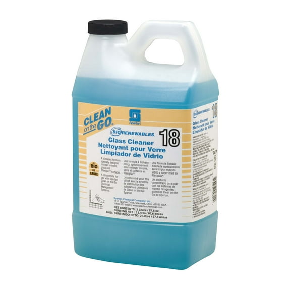 Spartan Clean on the Go BioRenewables Glass Cleaner 18 , 4/cs