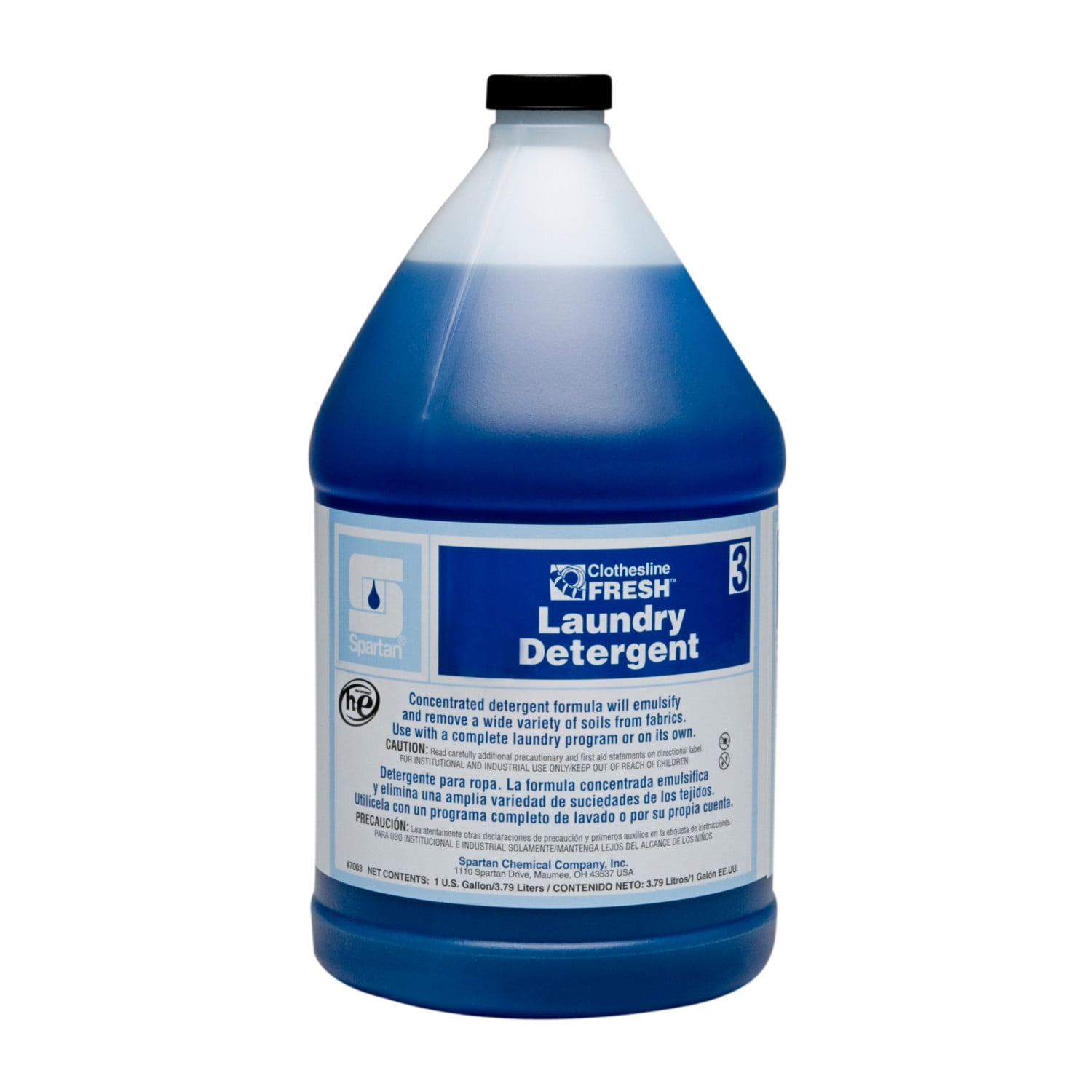 Spartan Clothesline Fresh Laundry Detergent #3 - Gal. , 4/cs