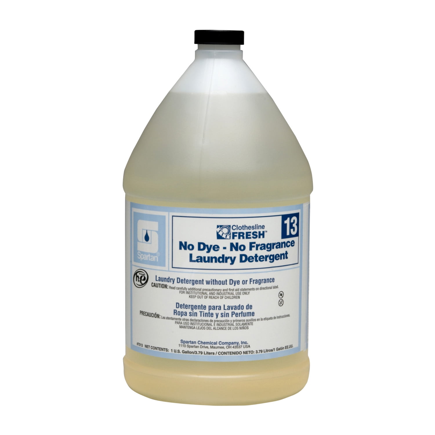 Spartan Clothesline Fresh No Dye/No Fragrance 13 - Gal. , 4/cs