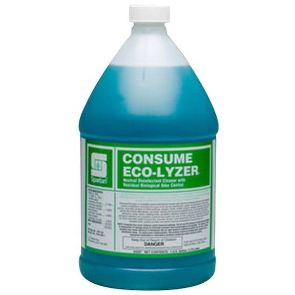 Spartan Consume Eco-Lyzer Neutral Disinfectant, 4 Gal/Case