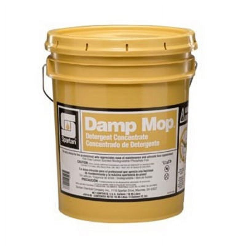 Spartan Damp Mop Floor Cleaner Yellow, 5 gal. 1 Each