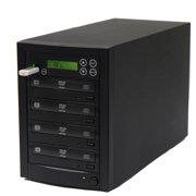 EZ Dupe Media Maven Series Duplicator USB Flash Memory/DVD CD Disc to 3 Disc Duplicator - Media Converter with Select Source Key Button D903-SSP