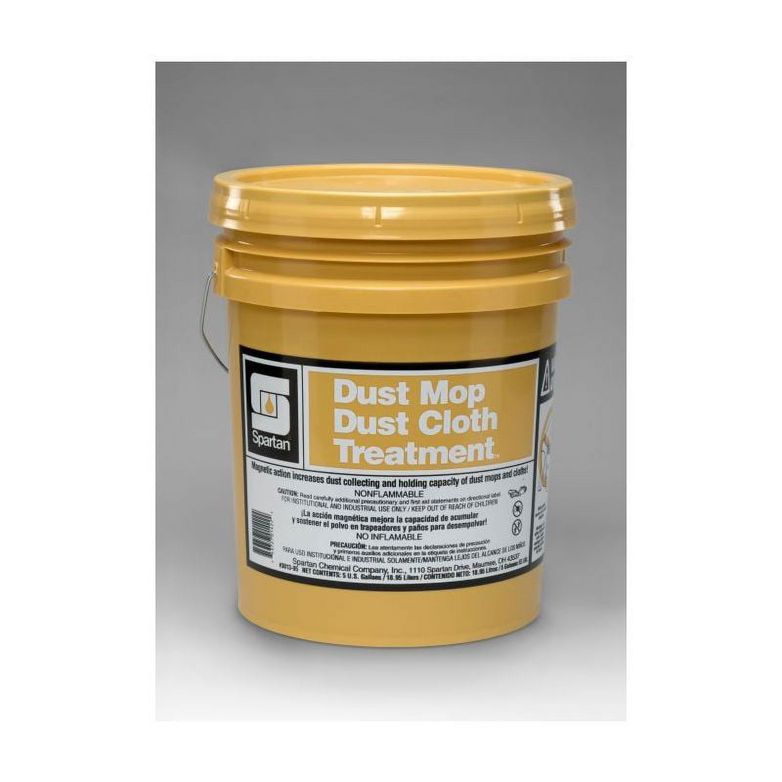 Spartan Dust Mop/Cloth Treatment, 5 gal pail