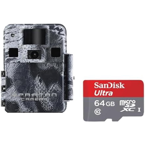 Spartan Eclipse Advanced Blackout IR Wide Angle Non Cellular Trail Camera with 64GB SD Card$$Other