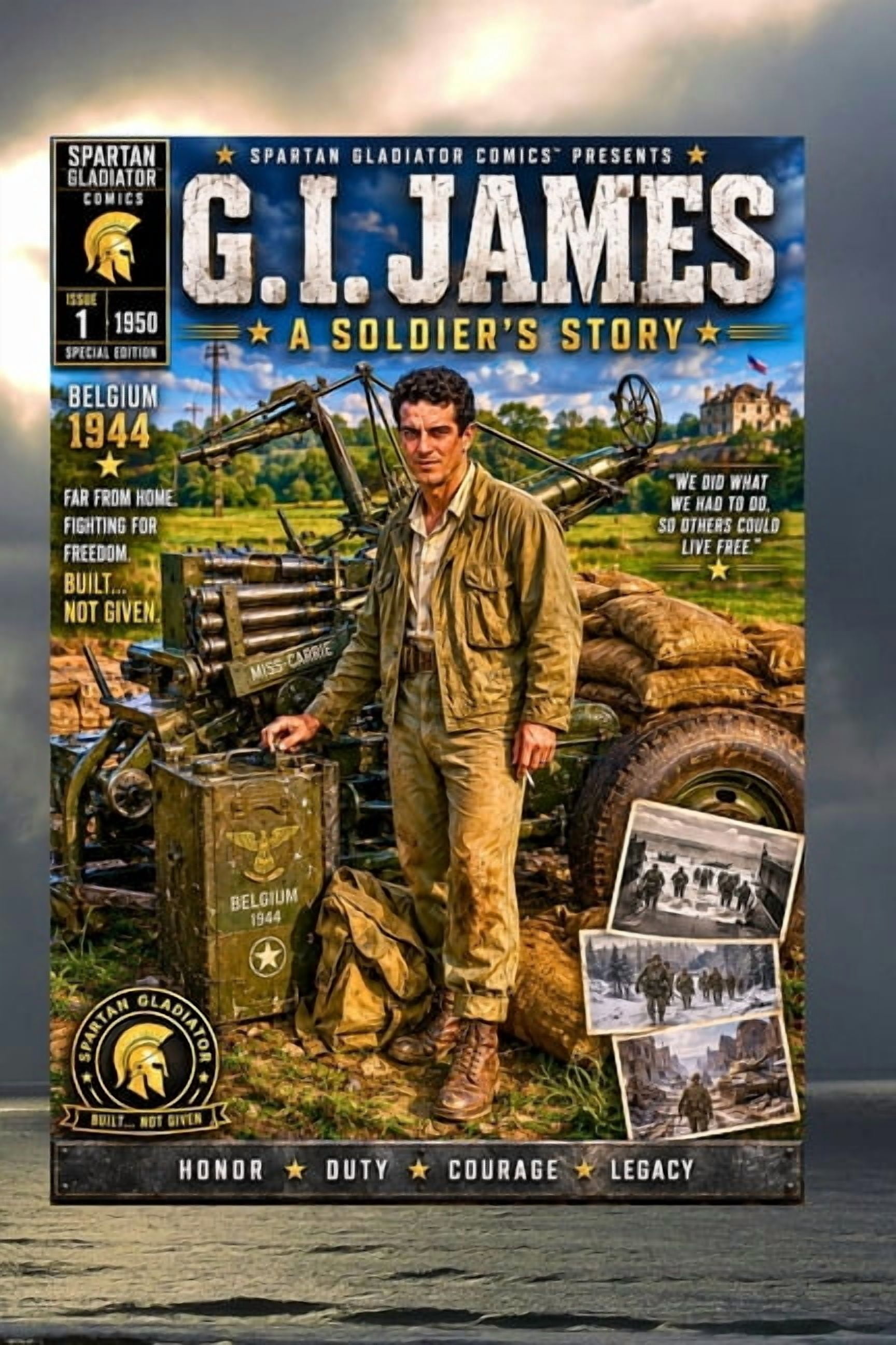 Spartan Gladiator Built... Not Given: GI James A Soldier's Story Issue #5, (Paperback)