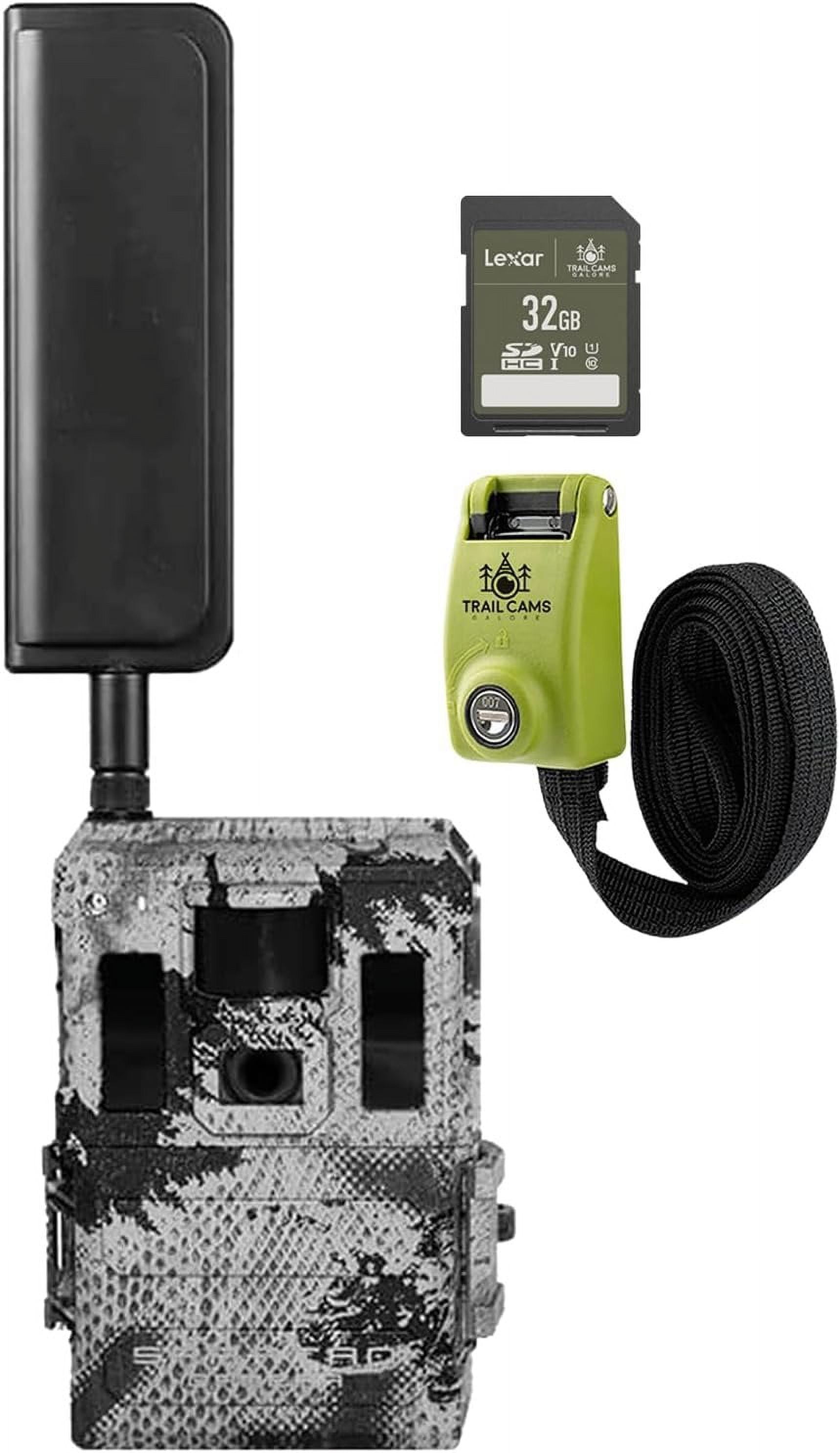 Spartan GoLive2 4G LTE Trail Camera,96FOV Wide-Angle Lens,Live Stream,Anti-Theft GPS,On-Demand Image&Video Capture,Real-time Updates,Built-in Lithium Battery,Blackout,Areus Camo + 32GB SD Card +...