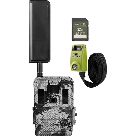 Spartan GoLive2 4G LTE Trail Camera,96FOV Wide-Angle Lens,Live Stream,Anti-Theft GPS,On-Demand Image&Video Capture,Real-time Updates,Built-in Lithium Battery,Blackout,Areus Camo + 32GB SD Card +...
