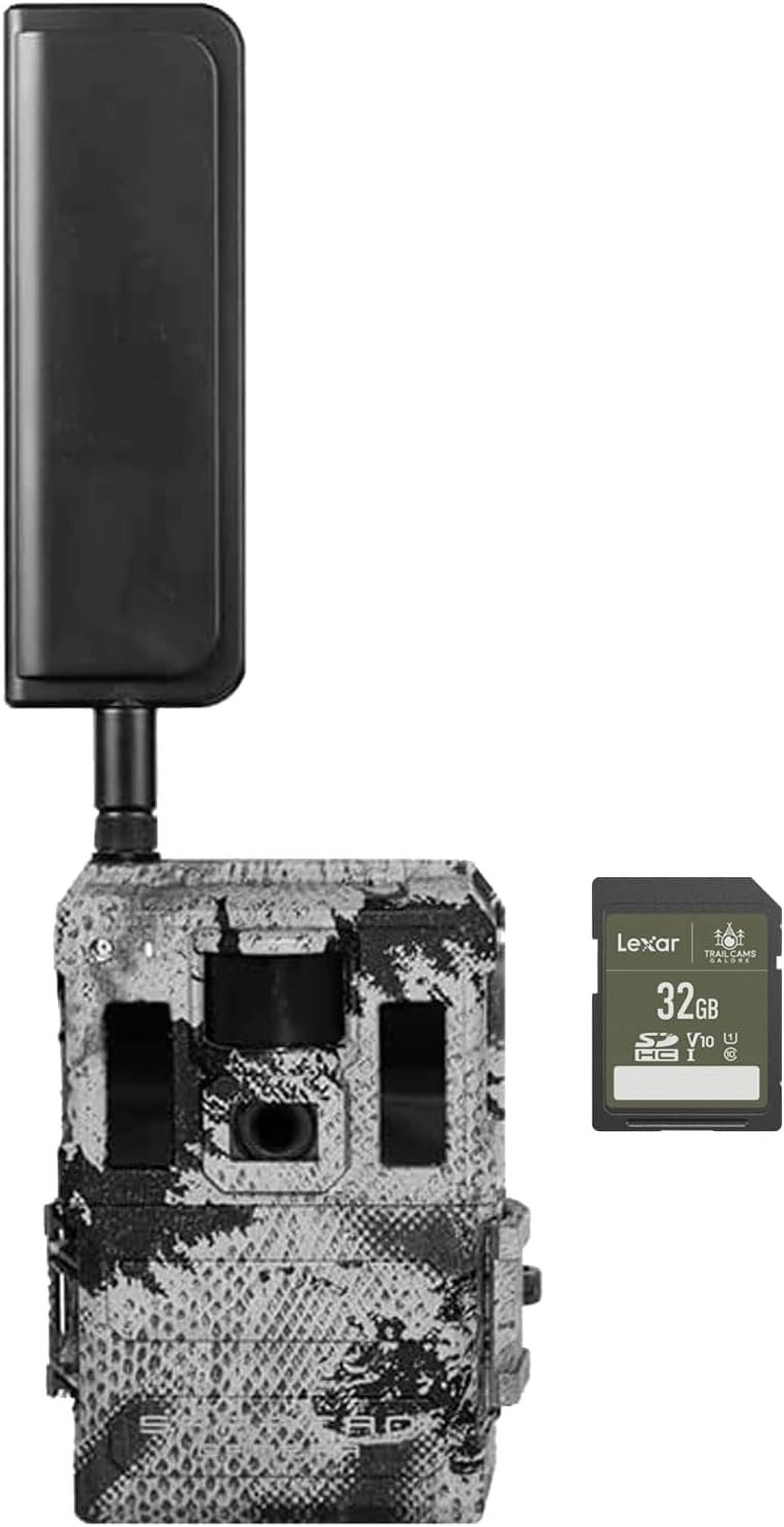 Spartan GoLive2 4G LTE Trail Camera,96FOV Wide-Angle Lens,Live Stream,Anti-Theft GPS,On-Demand Image&Video Capture,Real-time Updates,Built-in Lithium Battery,Blackout,Areus Camo Verizon