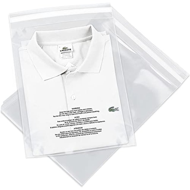 Spartan Industrial 10â€ X 12â€ (200 Count) Self Seal Clear Poly Bags