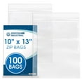 thumbnail image 1 of Spartan Industrial - 10” X 13” (100 Count) 2 Mil Clear Plastic Poly Bags With Resealable Zipper, 1 of 6