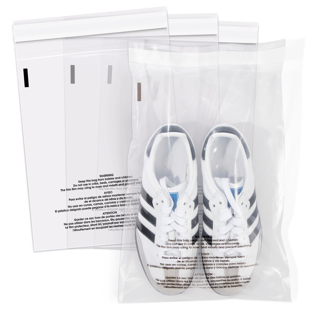 Spartan Industrial - 10" X 13" (1000 Count) Self Seal Clear Poly Bags