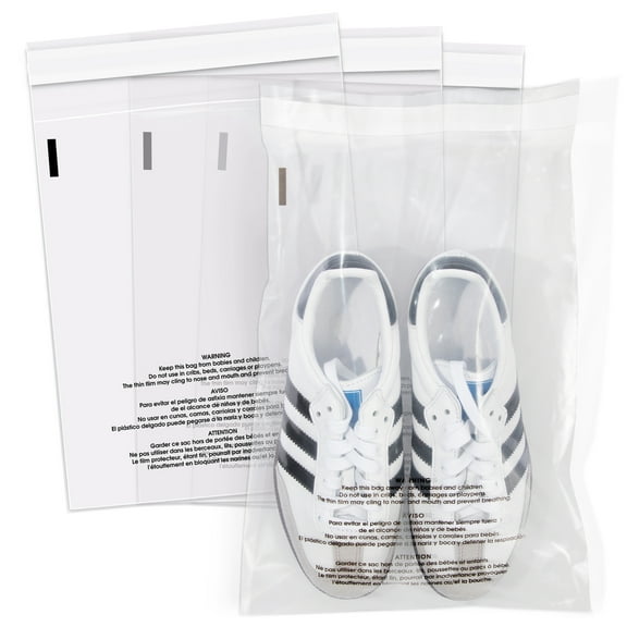 Spartan Industrial - 10" X 13" (1000 Count) Self Seal Clear Poly Bags