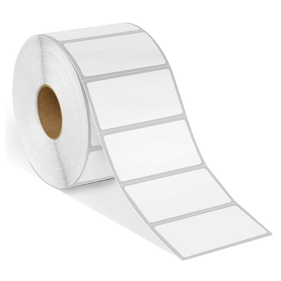 Spartan Industrial - 2" X 1” Direct Thermal Labels, Perforated UPC Barcode FBA Labels, Compatible with Rollo & Zebra Desktop Printers - 10 Rolls, 1300/Roll