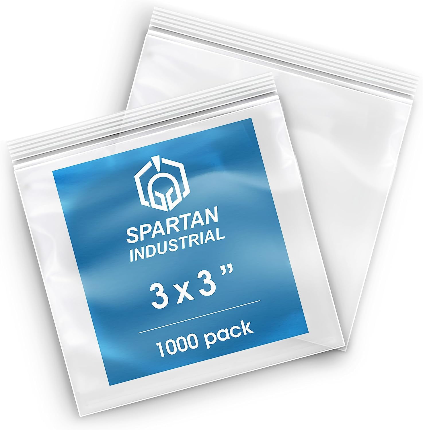 3000 Zip Seal Lock Bags Assortment Clear 2 Mil 5 Assorted Sizes