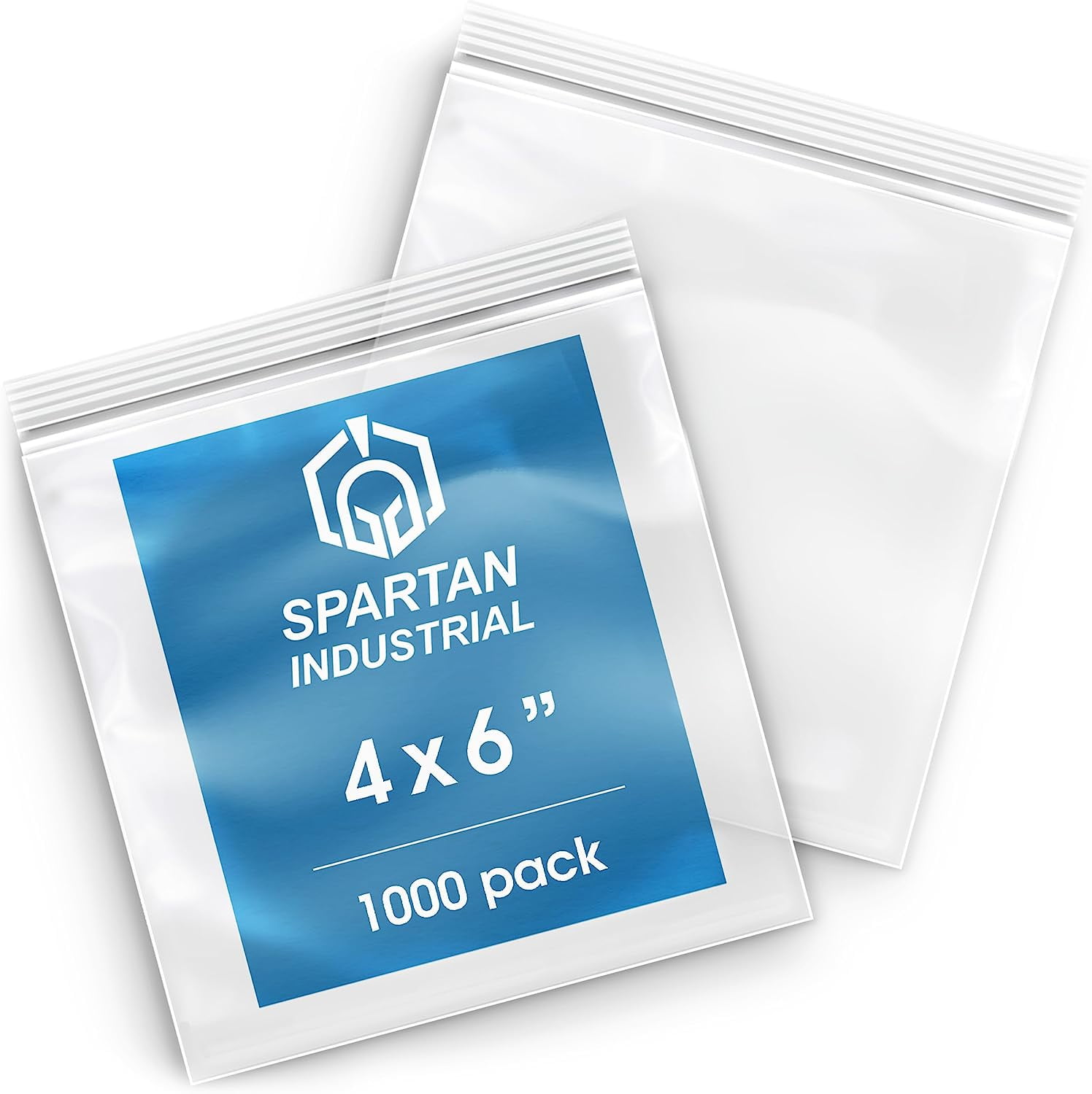 Clear Reclosable Plastic 4-Mil Ziplock Bags Poly Jewelry Zipper Baggies  (6x9)