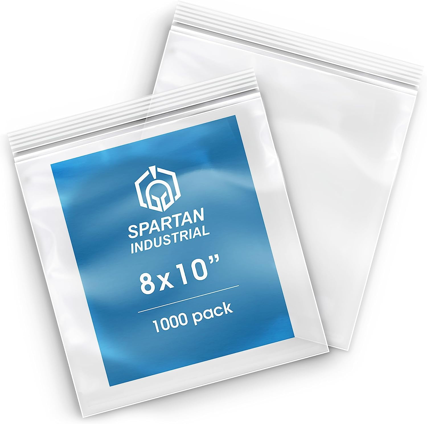 Somoga 20 PCS 10 x 13 Thick 4 Mil Large Clear Zip Poly Bags