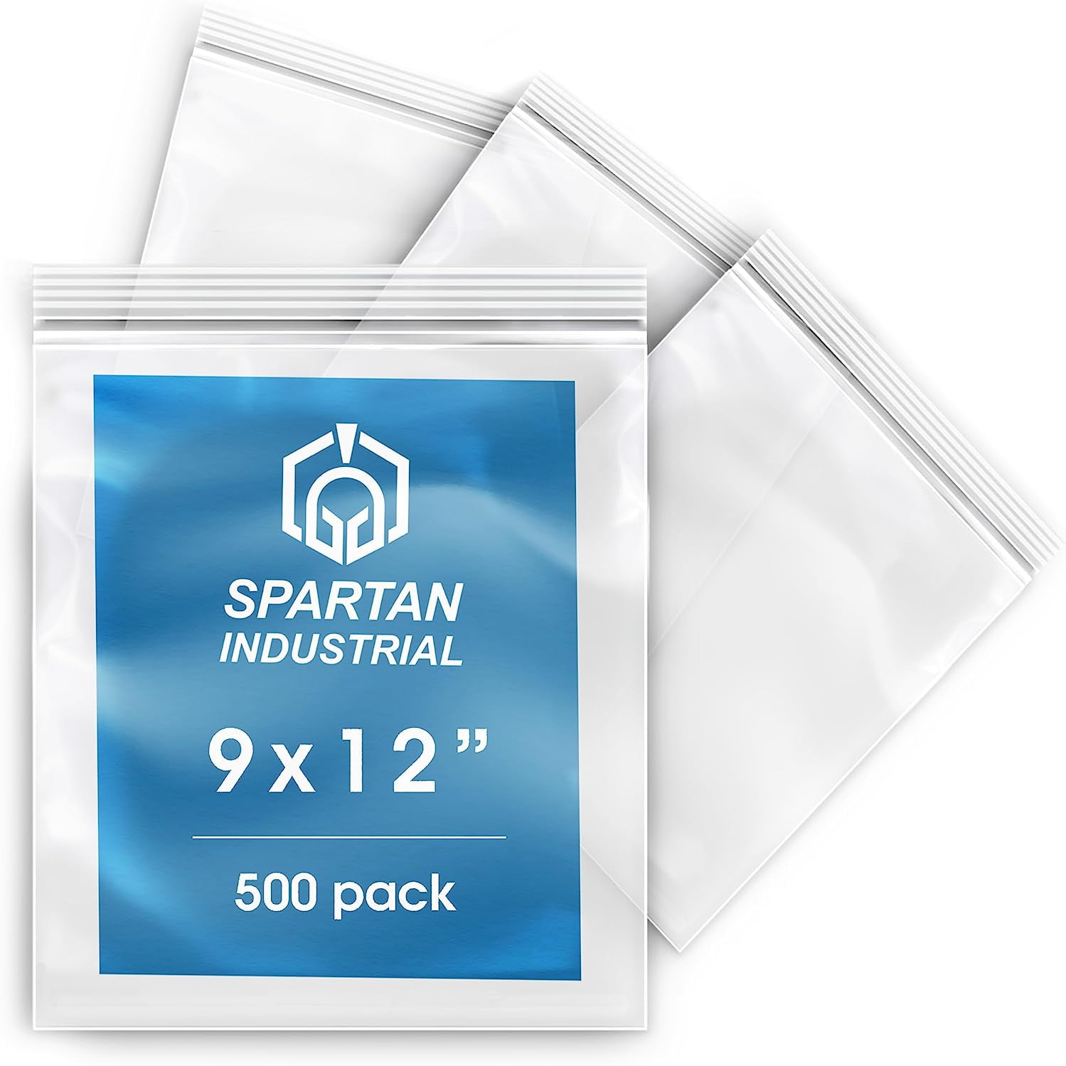 APQ Plastic Sandwich Bags with Flip Top and 2.5 Lip, 10 x 8.5, Pack of  2000 Clear Fold Top Sandwich Baggies, 0.6 mil Thick Polyethylene