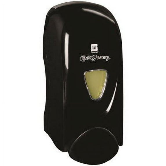 Spartan Lite'n Foamy 1000 mL Hand Soap Dispenser - Black , 1 ea