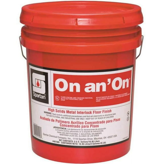 Spartan On an' On Floor Finish - 5 gal