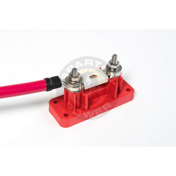 Spartan Power 300 Amp ANL Ceramic Fuse & Holder Kit with 12 Inch 1/0 AWG Cable - Made in the USA