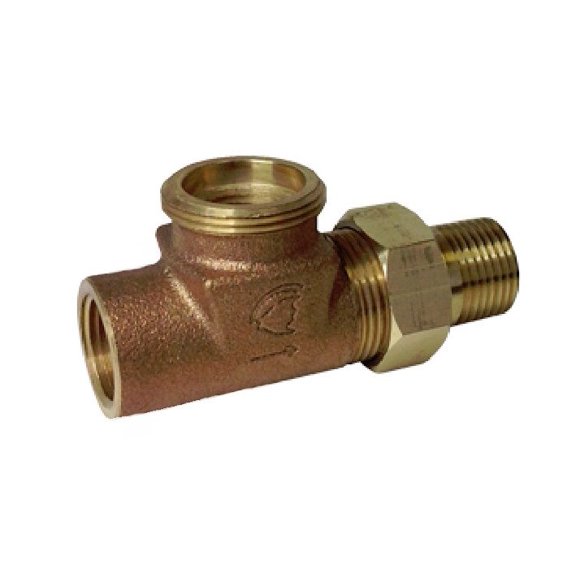 Spartan Scientific V241-12N 1/2 2Way Straight Union Body