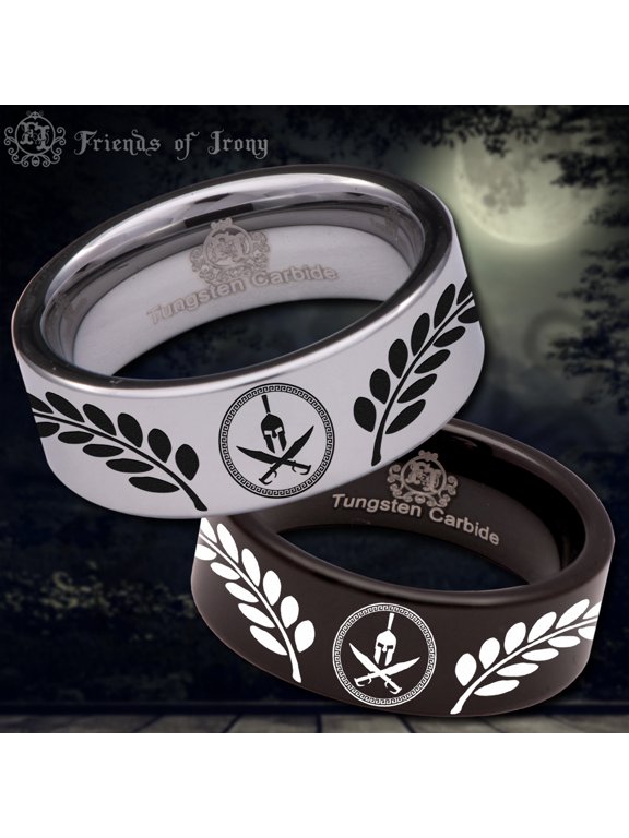 Spartan Shield Tungsten Carbide Ring