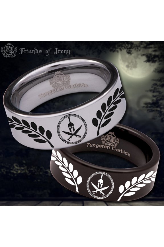 Spartan Shield Tungsten Carbide Ring