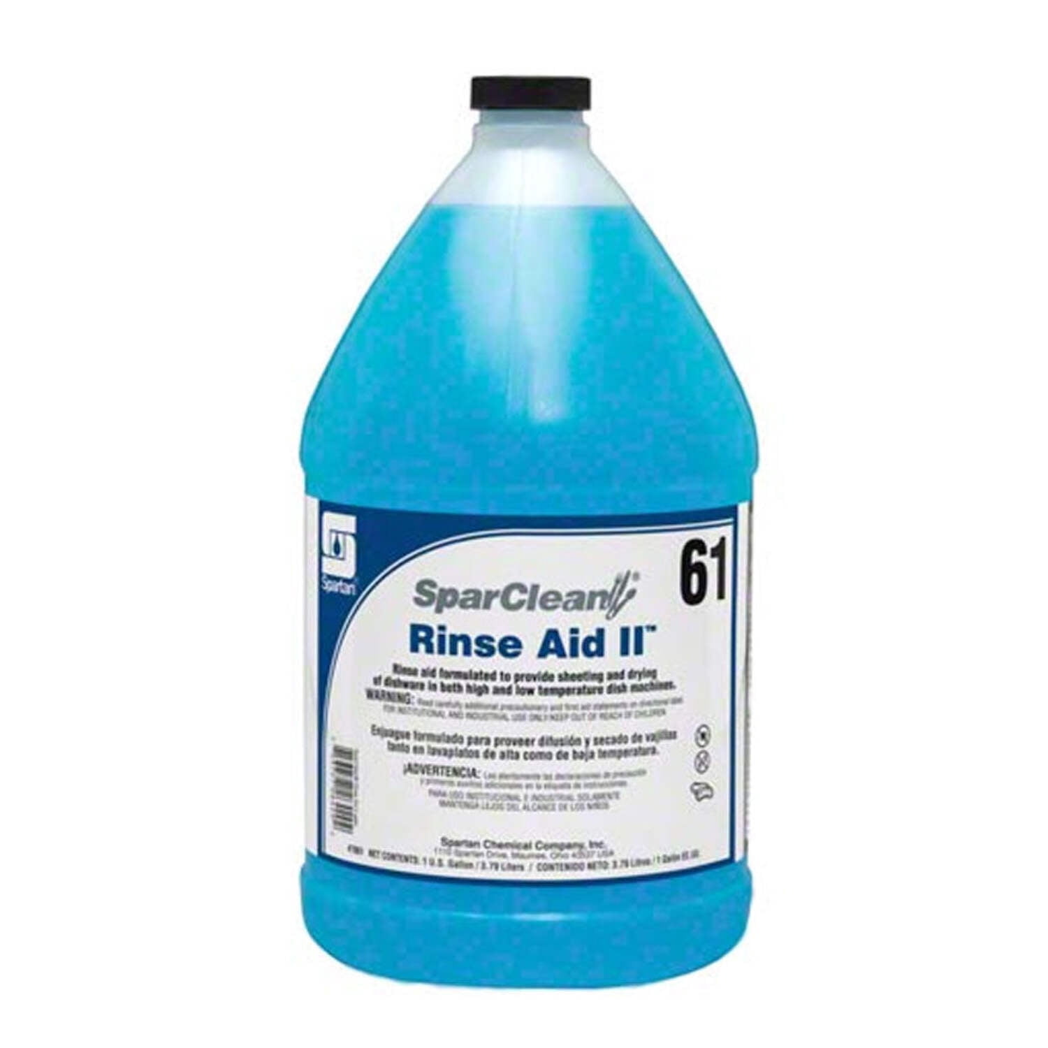 Spartan SparClean Rinse Aid II, #61 PH, 4 Gal/Case - Walmart.com