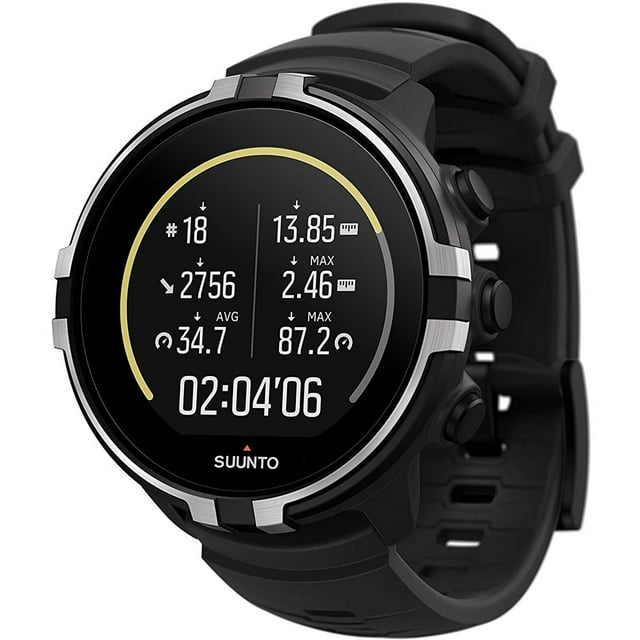 Spartan Sport Wrist HR and Barometer Watch, Black/Silver