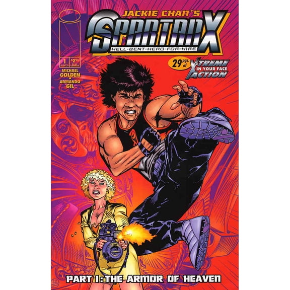Spartan X: Hell-Bent-Hero-For-Hire (Jackie Chan's ) #1 VF ; Image Comic Book