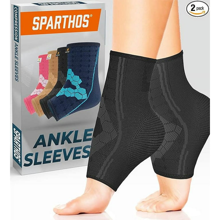 Sparthos Ankle Compression Socks (Pair) – Plantar Fasciitis Ankle