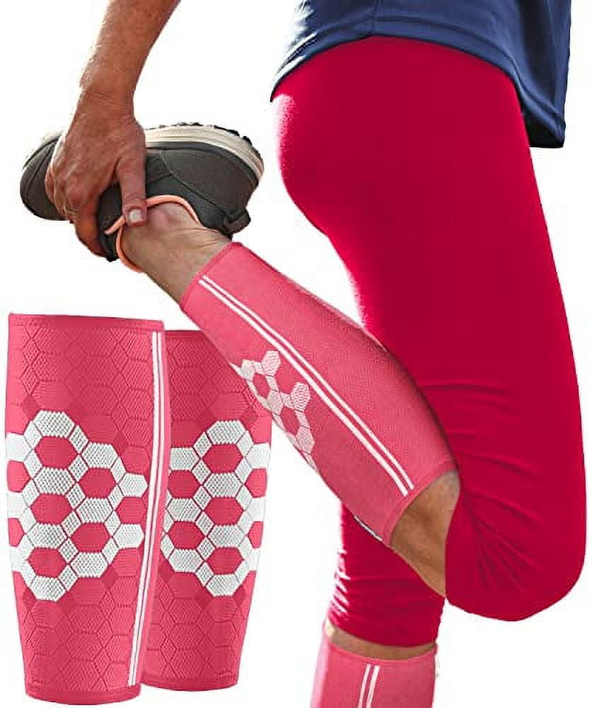 Sparthos Calf Compression Sleeves (Pair) â€“ Leg Compression Socks for Men and Women â€“ Shin