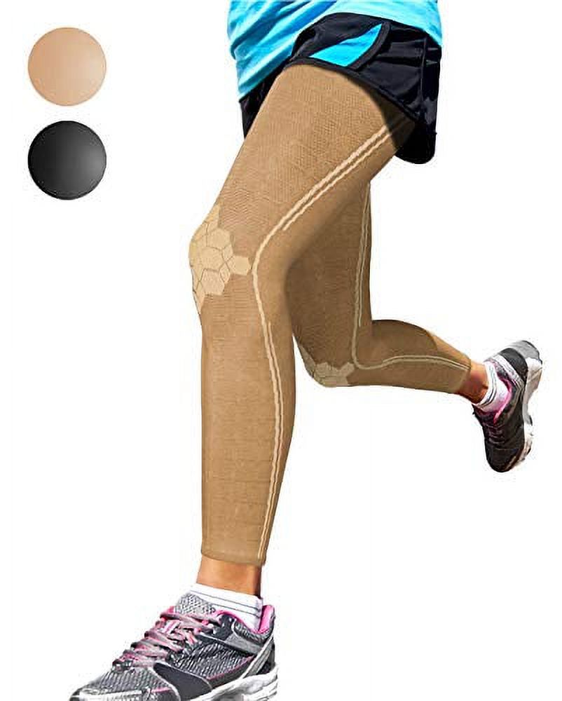 Sparthos Full Leg Compression Sleeves Brace for Calf, Knee and Thigh