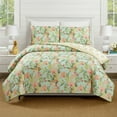 thumbnail image 1 of Spartina 449 Queenie Tropical 3-Piece Cotton Sateen Comforter Set, Seafoam Green, King, 1 of 7