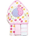 thumbnail image 1 of Spasilk Bath 1 Hooded Terry Towel & 3 Washcloths Set for Babies, 1 of 7