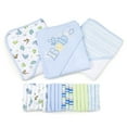 thumbnail image 1 of Spasilk Bath Hooded Towels & Washcloths Set for Babies, 23-Piece Gift Set, Blue Baby, 1 of 6