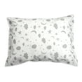 thumbnail image 1 of Spasilk Cotton 100% Cotton Pillowcase Toddler Size, Grey Celestial, 1 of 2