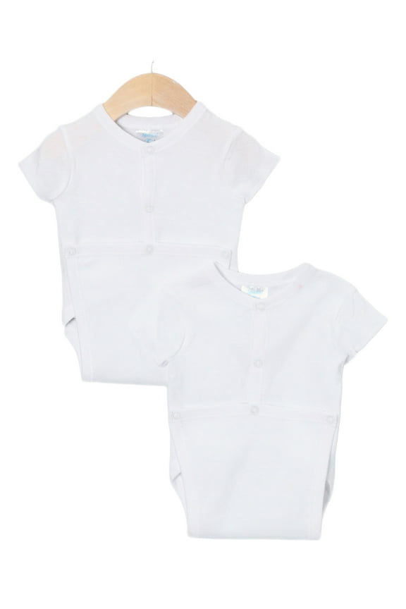 Cotton 2 Pack Wrap Bodysuit