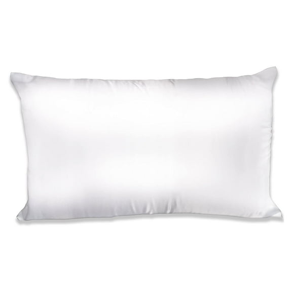 Spasilk Satin Pillowcase for Hair and Face Beauty, Queen/Standard, 1 Pack, White